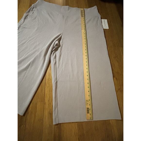 Athleta Seasoft Wide Crop Pant Tinsel Purple Grey Plus Sz 3X NWT $99 Lounge Soft - Picture 4 of 8